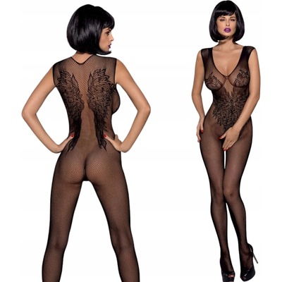 Čierna obsessive Bodystocking N112