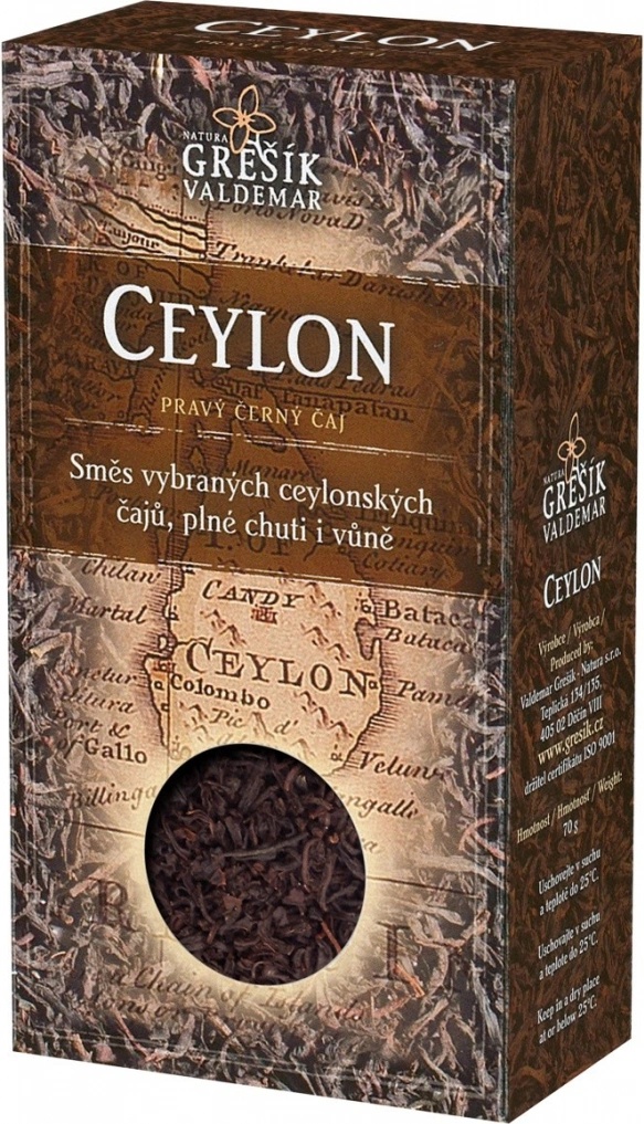 Grešík čaj CEYLON 70 g