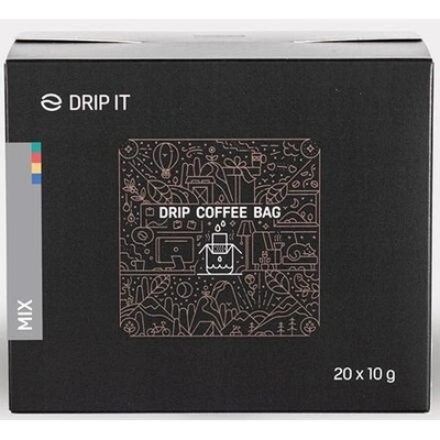 Drip It Káva MIX BRAZIL NICAR COLOMB ETIOP 20 x 10 g