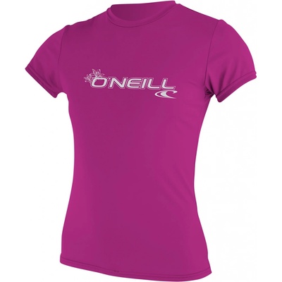 O'Neill Wms Basic Skins S/s Sun Shirt fox pink