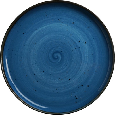FINE DINE Tanier s vysokým okrajom 210 mm, modrý Iris