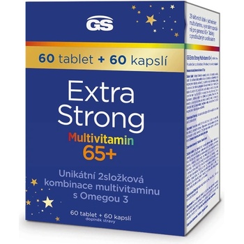 GS Extra Strong 65+ 60 tabliet a 60 kapsúl