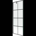 Mexen Next душ параван еднокрилен 70 x 150 cm, черна решетка, черно - 895-070-000-00-77-70 (895-070-000-00-77-70)