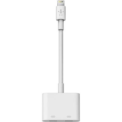Belkin Lightning Audio Plus Charge RockStar - сертифициран адаптер Lightning аудио и Lightning порт за зареждане и слушане на музика