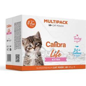 Calibra Life Kitten Pouch Multipack 12x85 g