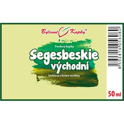 Bylinné kapky Pavlovy Segesbeskie TCM tinktrura 50 ml