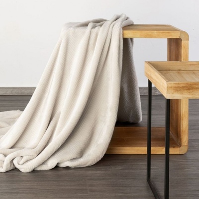 Eurofirany polyester béžová Deka 170x210