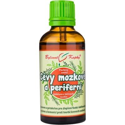 Bylinné kapky Cievy mozgové a periférne bylinné kvapky tinktúra 50 ml