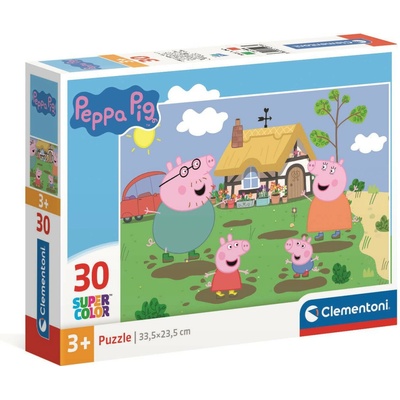 Clementoni Prasiatko Peppa Zábava v blate 30 dielov