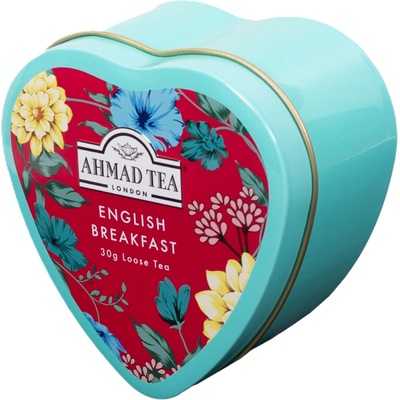 Ahmad Tea Heart Caddy English Breakfast sypaný 30 g