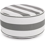 Bizzotto Надуваем пуф STRIPES 53x23 cm. бяло/сиво (0806761)