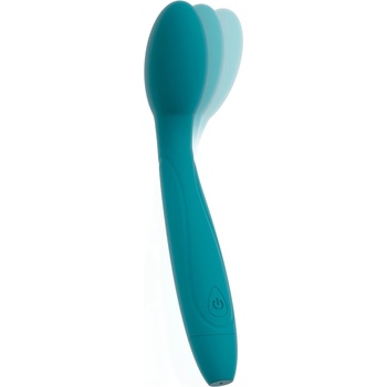 Sweet Smile Vibrator with a Nodding Head Teal