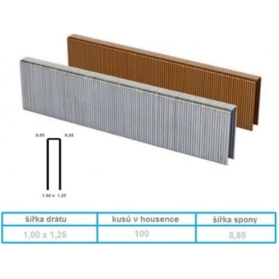 Spony 352/92 - 15 mm ZN