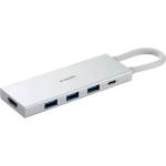 Xiaomi USB хъб Xiaomi - BHR8804GL 5-in-1, Type-C/HDMI/3x USB 3.0, бял (BHR8804GL)