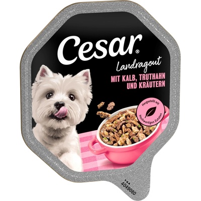 Megabalenie Cesar vidiecke ragú s teľacím a morčacím 14 x 150 g