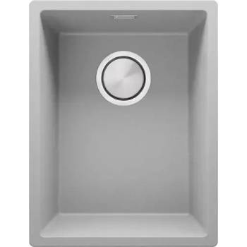 Твоят Стил Сива гранитна кухненска мивка за вграждане под плот Лондон 40 360 x 470 мм