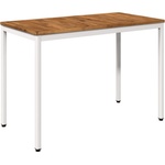 vidaXL Маса за вечеря в градината Естествено и бяло 108, 5 x 55 x 75 см (901314)