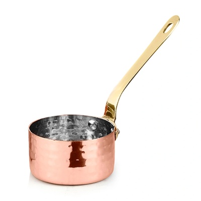 Horecano - Тиганче мини за сосове с релеф и медно покритие 6см x 3см - 80мл (SG-84247(B) (0184100)