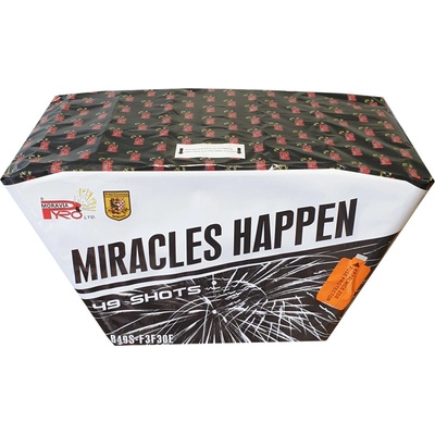 MIRACLES HAPPEN vějíř 49 výstřelů cal. 30 mm