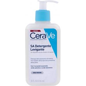 CeraVe Facial Cleansers SA Smoothing Cleanser почистващ и омекотяващ гел за нормална и суха кожа унисекс 236 мл