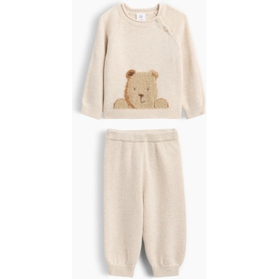 GAP Baby pletený set Brannan Bear Béžová