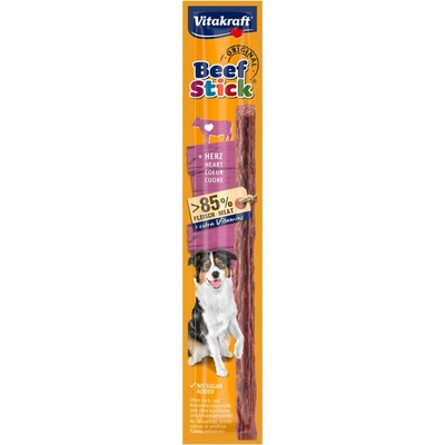Vitakraft Pochúťka pre psov Beef Stick Heart 12 g