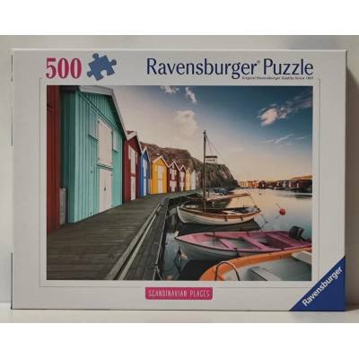 RAVENSBURGER Skandinávie Loděnice ve Smogenu Švédsko 500 dílků