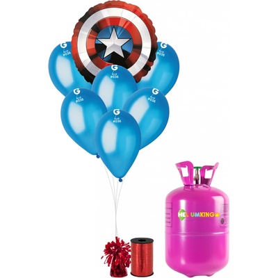 HeliumKing Hélium párty set Kapitán Amerika