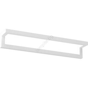 Luminex Стенна закачалка за кърпа 7х40 см бяла (lu9869)