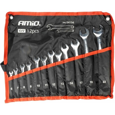 AMiO Sada kombinovaných kľúčov 6-22mm 12ks 04194