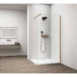 POLYSAN Esca - Душ стена Walk-In 90x210 см, Antidrop, прозрачно стъкло/матова мед ES1090-09 (ES1090-09)