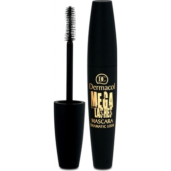 Dermacol Mega Lashes Super Volume riasenka Black 13 ml