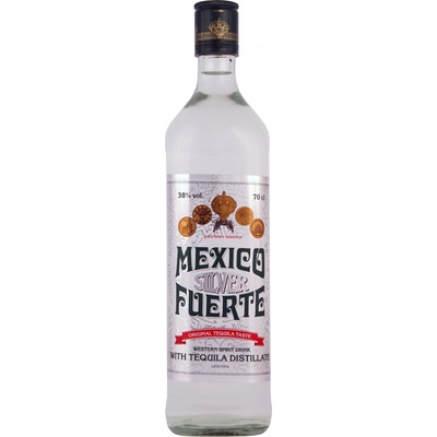 Mexico Fuerte Silver Tequila 38% 0,7 l (holá láhev) – Zboží Dáma