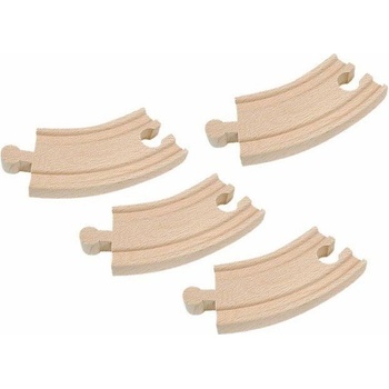 WOODY Obloukové koleje 8 cm 4 ks