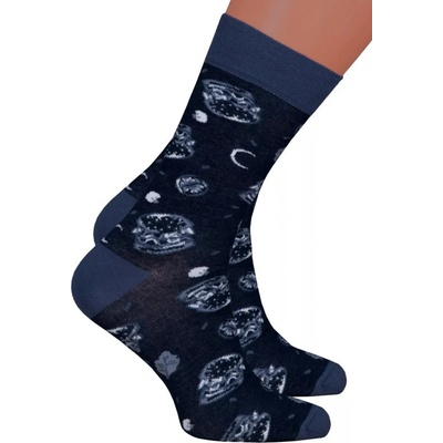 Steven Chlapecké klasické ponožky 060/258 granát (modrá)