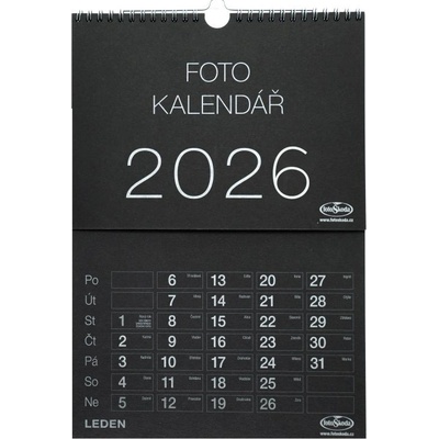 na vlastní foto NÁSTĚNNÝ VELKÝ černý 2025