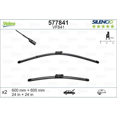 Valeo Silencio X-TRM 600+600 mm 577841 2 ks