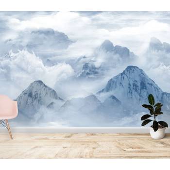 Image 1 of Art gift Фототапет Планини в облаците