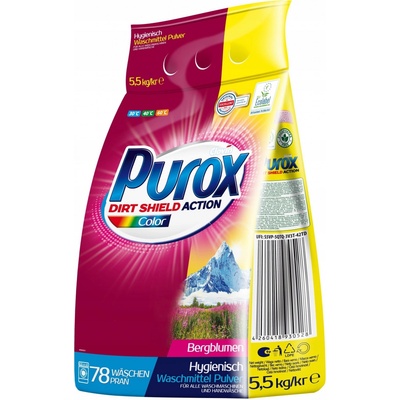 Purox Prací prášok Color 5,5 kg 78 PD