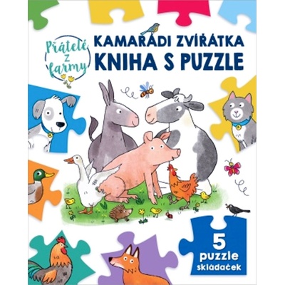 Kamarádi zvířátka kniha s puzzle