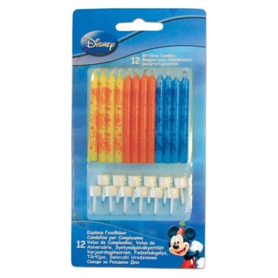 Procos Свещи за рожден ден - Мики Маус 12 бр