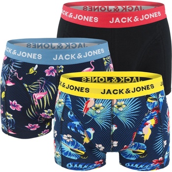 Jack & Jones 3Pack Jacflower flamingo boxerky z organickej bavlny