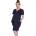 Mitex Нощница за бременни и кърмачки в тъмносин цвят mama dresseh-59242-navy - Тъмносин, размер s