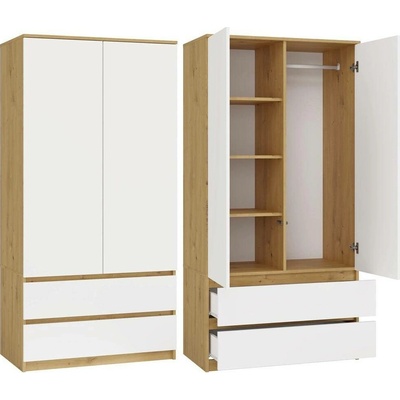 TP Living Malwa I 90 cm dub artisan / bílá