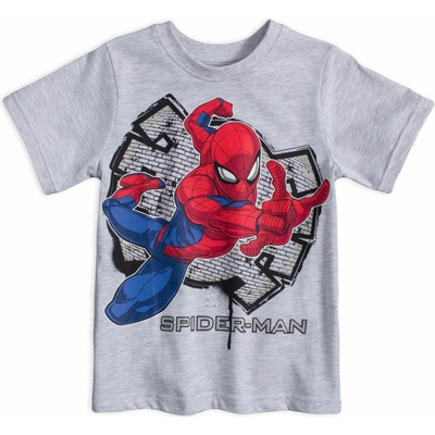 Chlapčenské tričko Marvel Spiderman šedé