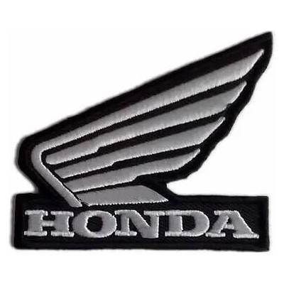 TXR Moto nášivka Honda biela