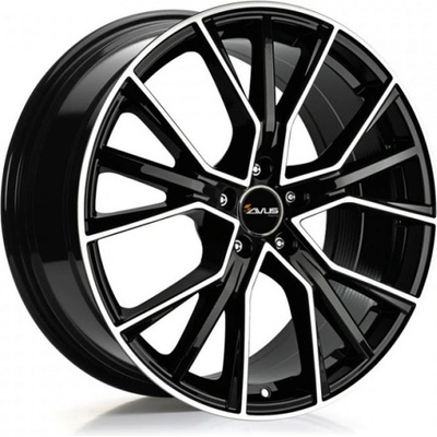 AVUS AF18 9x22 5x112 ET25 black polished