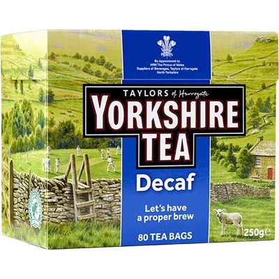 Yorkshire Čaj Tea Decaf Tea bags bez kofeinu 80 ks