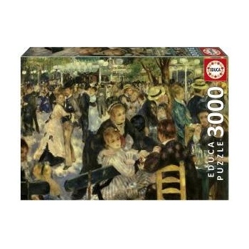 Educa Пъзел Educa Baile en el Moulin De La Galette 3000 Части