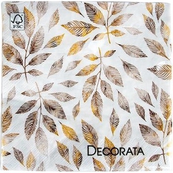 Procos Vianočné papierové obrúsky 3V vetvy 33x33cm